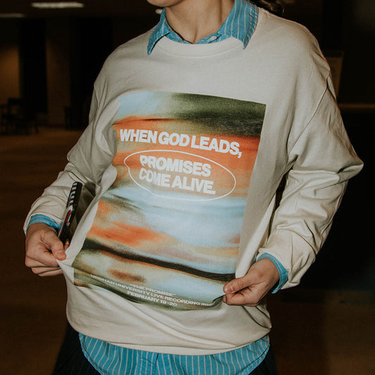 Beige Promises Long-Sleeve Tee (Live 2026)