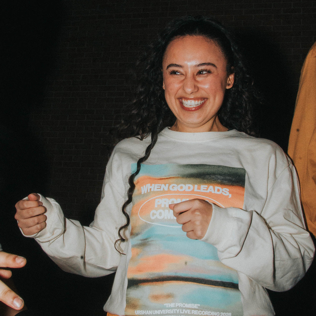 Beige Promises Long-Sleeve Tee (Live 2026)